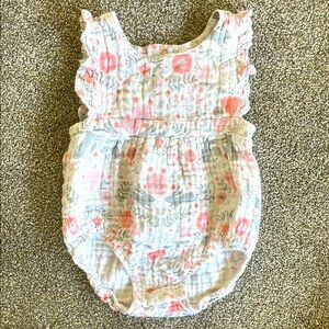 Angel Dear Sunsuit Onesie 100% Organic Muslin Cotton🐰